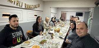 Atkaracalar Kaymakamı Saliha Karataş, öğretmenlerle iftarda buluştu