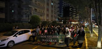 Aydın'da ramazan ayı fener alayı ile karşılandı
