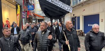 Aydın'dan muhtarlardan CHP İl Başkanlığı'na siyah çelenk