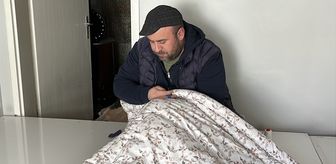 Babasından öğrendiği yorgancılık mesleğini devam ettiriyor