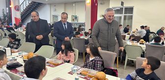 Bafra'da ÇEDES projesi kapsamındaki öğrenciler iftarda buluştu