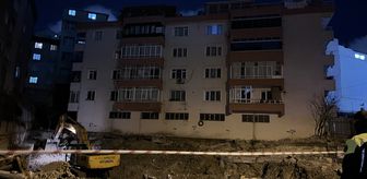 Bahçelievler'de çökme riski oluşan 5 katlı bina tahliye edildi