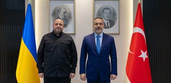 Bakan Fidan Ukrayna Ulusal Güvenlik ve Savunma Konseyi Sekreteri Umerov ile Ankara'da görüştü