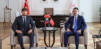 Bakan Kurum, Rusya İklim Değişikliği Özel Temsilcisi Ruslan Edelgeriyev ile görüştü