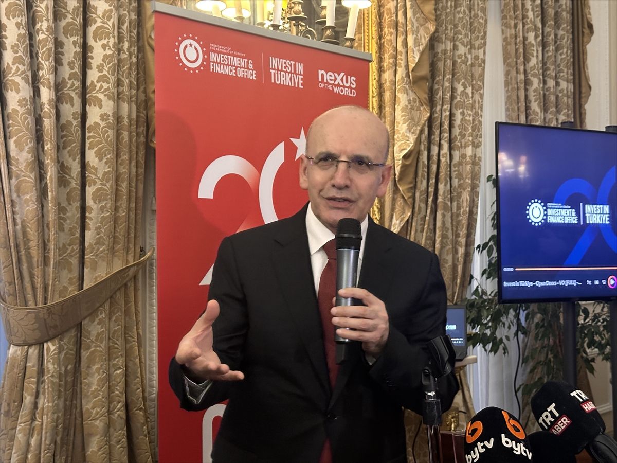 Bakan Şimşek, Cumhurbaşkanlığı Yatırım ve Finans Ofisinin Londra'daki "20. Yıl" resepsiyonunda konuştu Açı...
