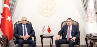 Bakan Tekin, KKTC Milli Eğitim Bakanı Çavuşoğlu ile görüştü