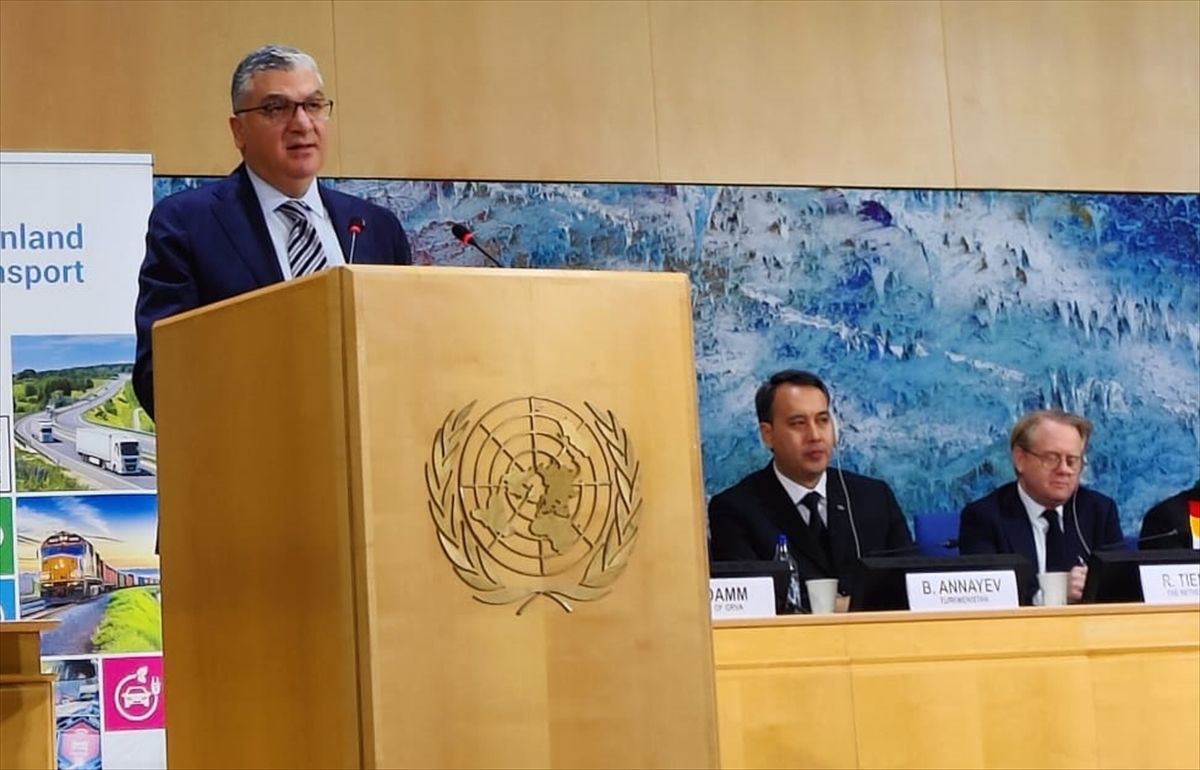 Bakan Yardımcısı Ünüvar, BM Avrupa Ekonomik Komisyonu İç Ulaştırma Komitesi toplantısına katıldı