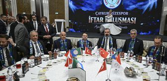 Bakanlar Memişoğlu ve Gürlek, Çaykur Rizespor Kulübü'nün iftar programına katıldı