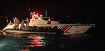 Balıkesir açıklarında 39 düzensiz göçmen kurtarıldı