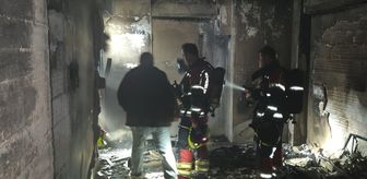 Balıkesir'de ev yangınlarında 2 kişi dumandan etkilendi
