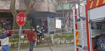 Balıkesir'de iş yerinde çıkan yangın söndürüldü