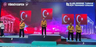 Balıkesirli tekvandocular uluslararası şampiyonada 8 madalya kazandı