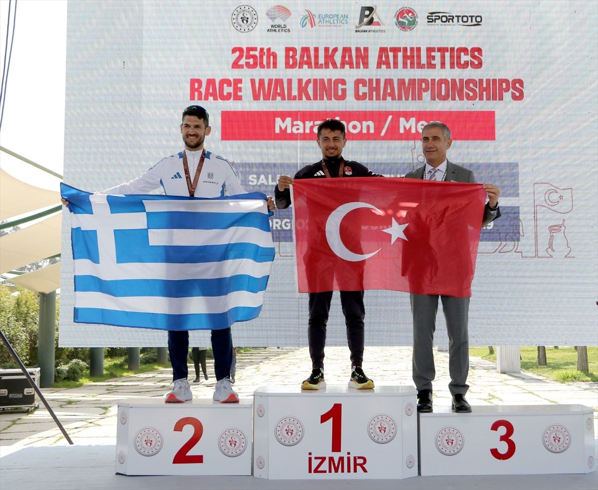 Balkan Yürüyüş Şampiyonası, İzmir'de gerçekleştirildi