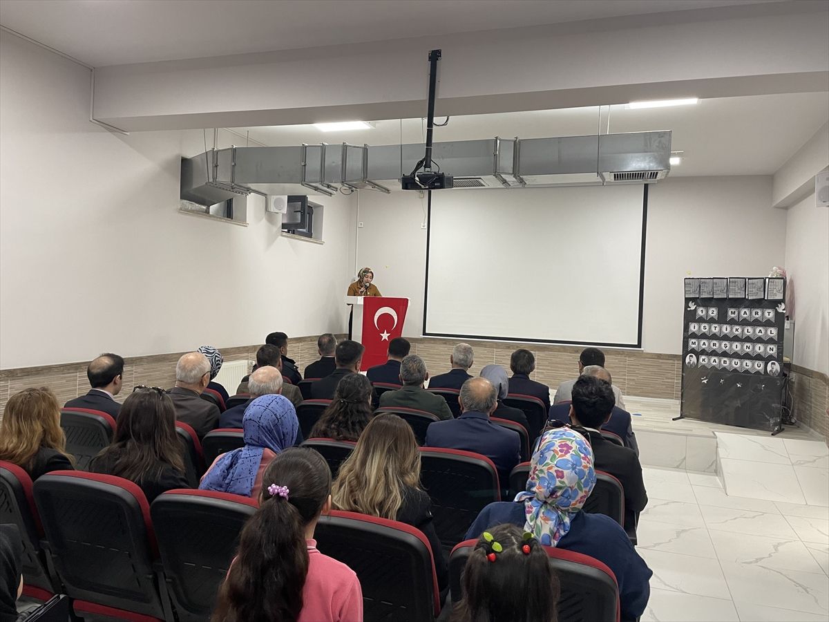 Başçiftlik'te İstiklal Marşı'nın kabulünün yıl dönümü kutlandı