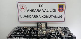 Başkentte piyasaya kaçak saat sürmeye çalışan şüpheli gözaltına alındı