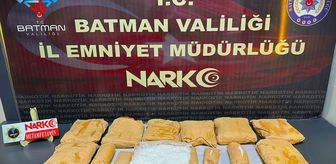 Batman'da 8,5 kilogram sentetik uyuşturucuyla yakalanan şüpheli tutuklandı