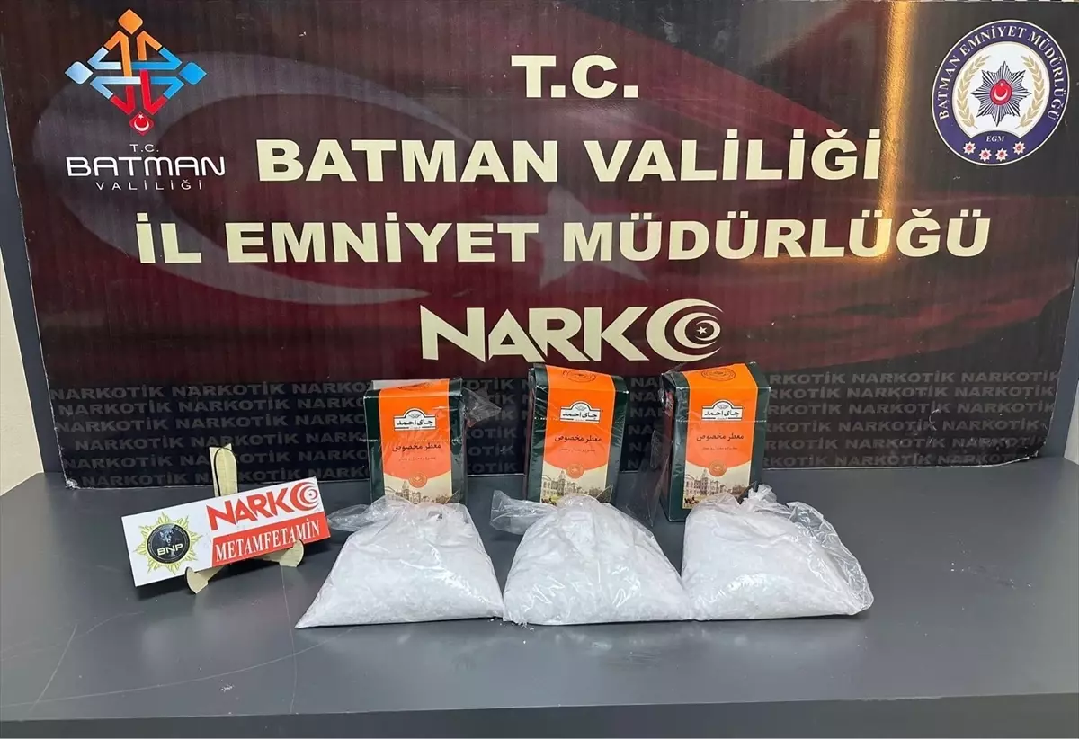 Batman'da uyuşturucu operasyonunda 2 zanlı tutuklandı