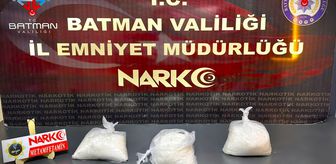 Batman'da yolcu otobüsünde 3 kilo 220 gram metamfetamin ele geçirildi