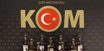 Bayburt'ta 10 litre kaçak alkol ele geçirildi