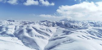 Bayburt'un yüksek kesimlerinde kar kalınlığı 2 metreyi aştı