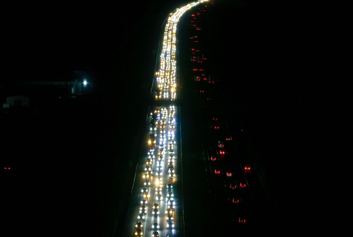 Bayram tatili dönüşünde Ankara girişinde trafik yoğunluğu yaşanıyor