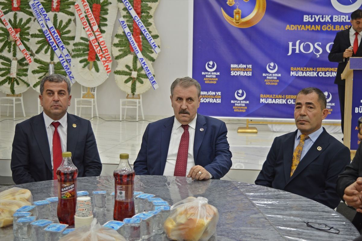 BBP Genel Başkanı Destici, Adıyaman'da iftar programına katıldı