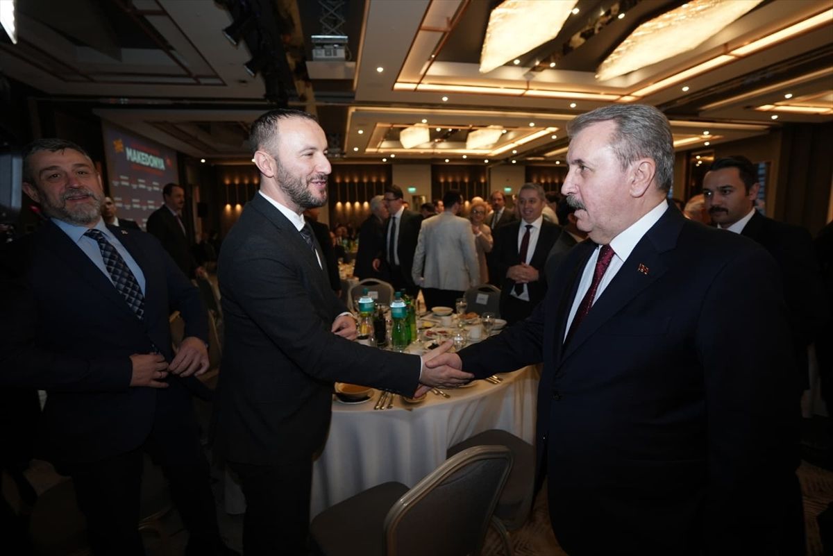 BBP Genel Başkanı Destici, Kuzey Makedonya'da iftar programında konuştu Açıklaması