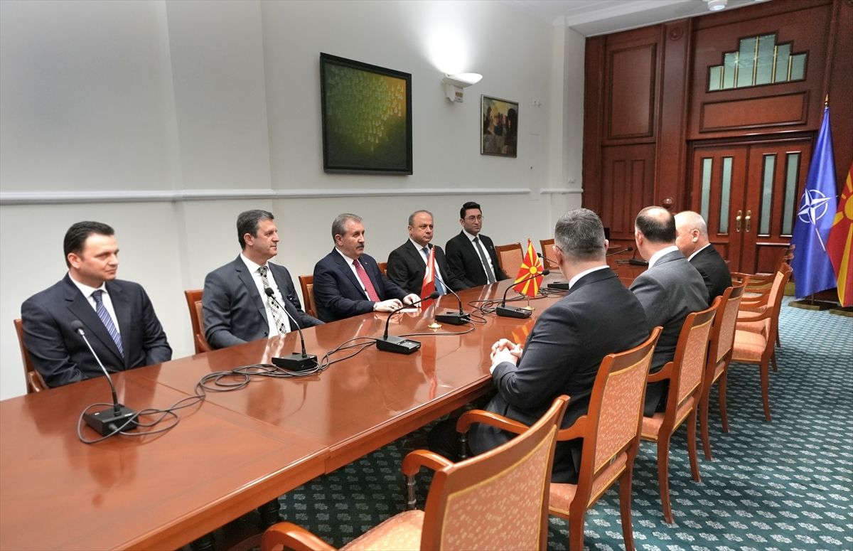 BBP Genel Başkanı Destici, Kuzey Makedonya'da çeşitli temaslarda bulundu