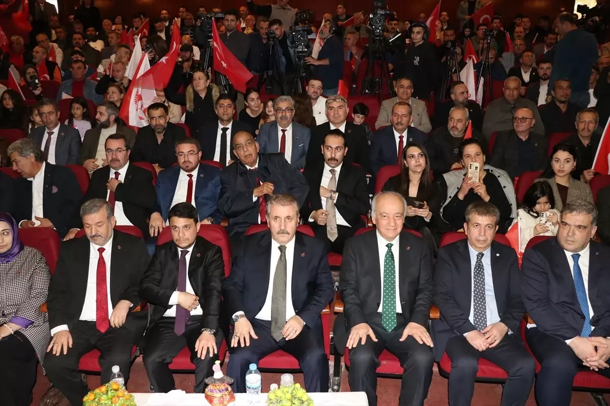 BBP Genel Başkanı Mustafa Destici, partisinin Adana İl Kongresi'nde konuştu Açıklaması