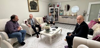 Beypazarı'da MHP'li yöneticiler ilk iftarını şehit babasının evinde yaptı