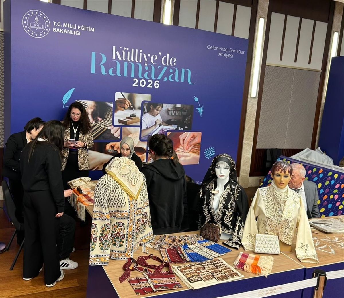 Beypazarı Halk Eğitim Merkezi, Cumhurbaşkanlığı Külliyesi'ndeki ramazan etkinliğinde yer aldı