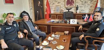 Beypazarı'nda şehit babası Tiftik'ten emniyet ve jandarmaya bayram ziyareti