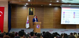 Biga'da üniversite öğrencilerine siber suç ve IBAN güvenliği yöntemleri anlatıldı