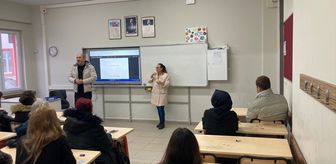 Biga Halk Eğitimi Merkezi'nden engelli kursiyere özel hijyen eğitimi