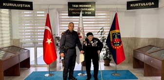 Bilecik İl Jandarma Komutanı Vanlı, 91 yaşındaki şehit babasını misafir etti