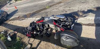 Bilecik'te otomobile çarpan motosiklet sürücüsü öldü