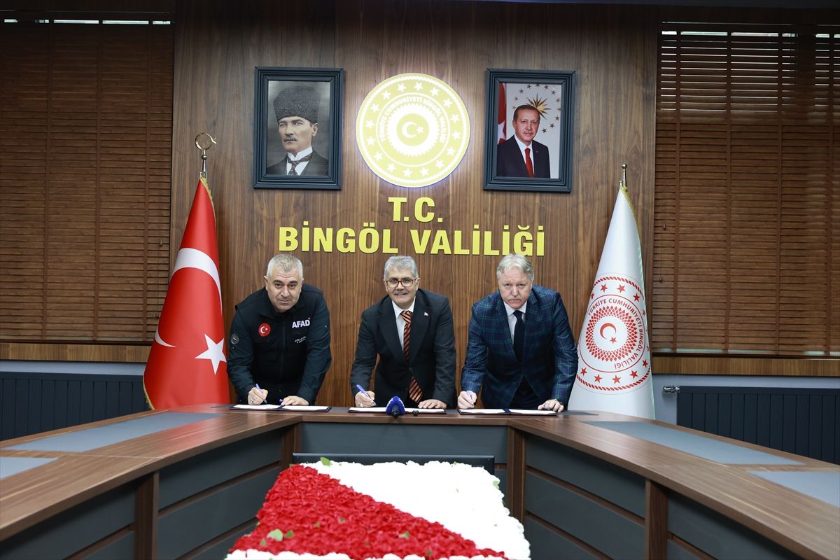 Bingöl'de "Afet Farkındalık ve Eğitim İşbirliği Protokolü" imzalandı