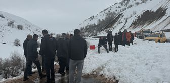 Bingöl'de Karlıova-Yedisu kara yolu çığ nedeniyle ulaşıma kapandı