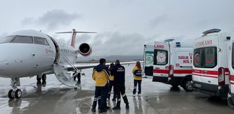 Bingöl'de rahatsızlanan bebek ambulans uçakla Ankara'ya sevk edildi