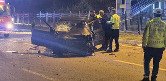 Bingöl'de takla atan otomobildeki 2 kişi yaralandı