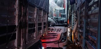 Bitlis'te tıra çarpan otobüsteki 8 kişi yaralandı