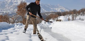 Bitlis'teki arıcıların kış mesaisi