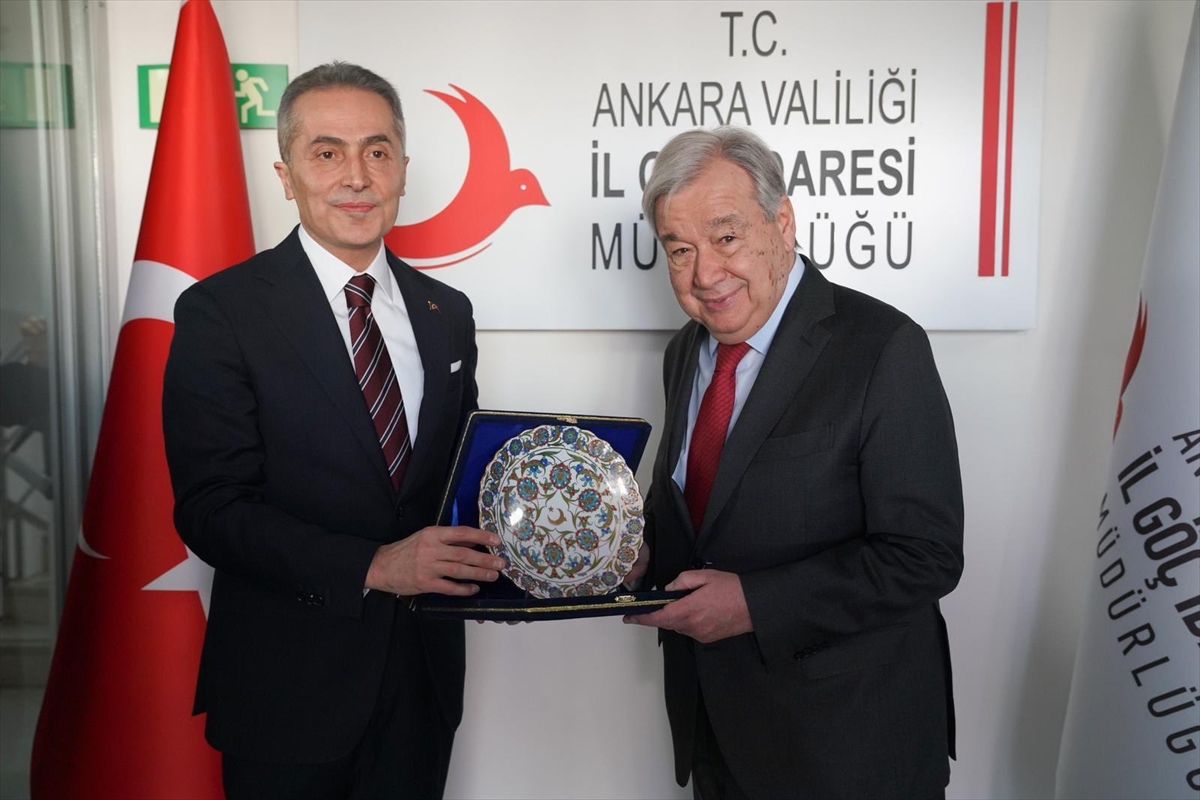BM Genel Sekreteri Guterres, Ankara İl Göç İdaresi Müdürlüğünü ziyaret etti
