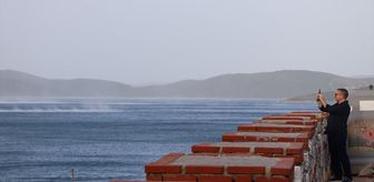 Bodrum'da fırtına etkili oluyor