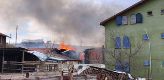 Bolu'da çıkan yangında 1 ev kullanılamaz hale geldi