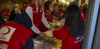 Bolu'da Filistinli öğrenciler Kızılayın iftarında buluştu