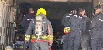 Bolu'da oto yıkama dükkanında çıkan yangın söndürüldü