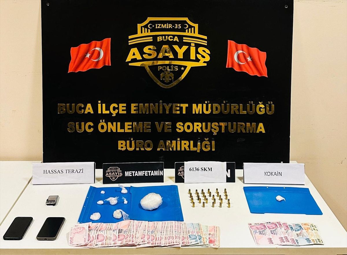 Buca'da uyuşturucu operasyonunda 2 kişi yakalandı