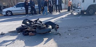 Burdur'da kamyonetle çarpışan motosikletin sürücüsü öldü