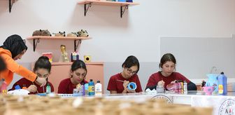 Bursa'da 10 bine yakın ortaokul öğrencisi çömlek yapımıyla tanıştı